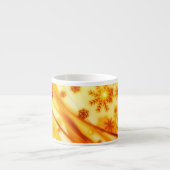 Golden kerstsnowflakes espresso kop (Voorkant)