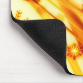 Golden kerstsnowflakes muismat (Hoek)