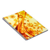 Golden kerstsnowflakes notitieboek (Rechterzijde)