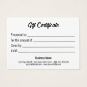 Golden kerstStar Red Bokeh-kaartje Visitekaartje (Achterkant)