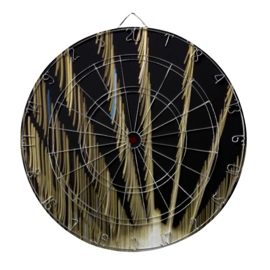 Golden kerstverlichting dartbord (Voorkant)