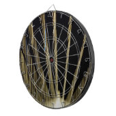 Golden kerstverlichting dartbord (Voorkant Rechts)