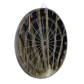 Golden kerstverlichting dartbord (Voorkant Links)