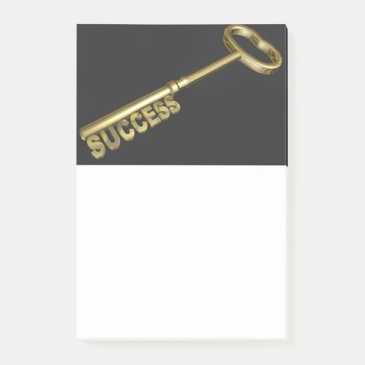 Golden Key to Succesfoto Motivatie Post-it® Notes (Voorkant)