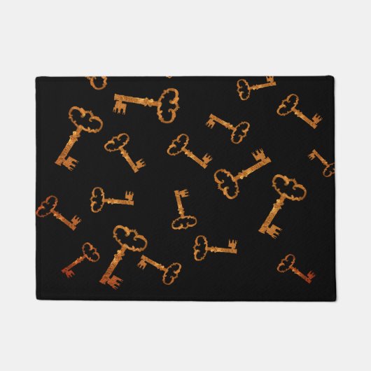 Golden keys Deuren Mat (Voorkant)
