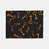 Golden Keys,  Keys Fleece Deken (Voorkant (Horizontaal))
