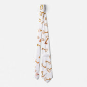 Golden Keys  Keys Stropdas (Achterkant)