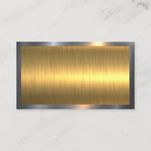  Golden Keys | Onroerend goed | Metaal Visitekaartje (Achterkant)