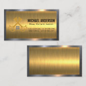  Golden Keys | Onroerend goed | Metaal Visitekaartje (Voorkant / Achterkant)