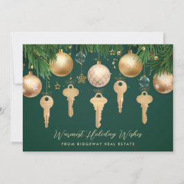 Golden Keys Real Estate Holiday Kaart