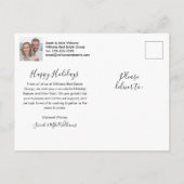 Golden Keys Vastgoed Kerst Kaart (Achterkant)