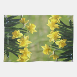 Golden King Alfred Daffodils keuken- Theedoek