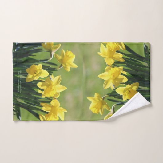Golden King Alfred Daffodils, Spring Handdoek (Handdoek)