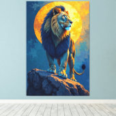 Golden King Canvas Afdruk (Insitu (Houten vloer))