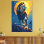 Golden King Canvas Afdruk (Insitu (Woonkamer))