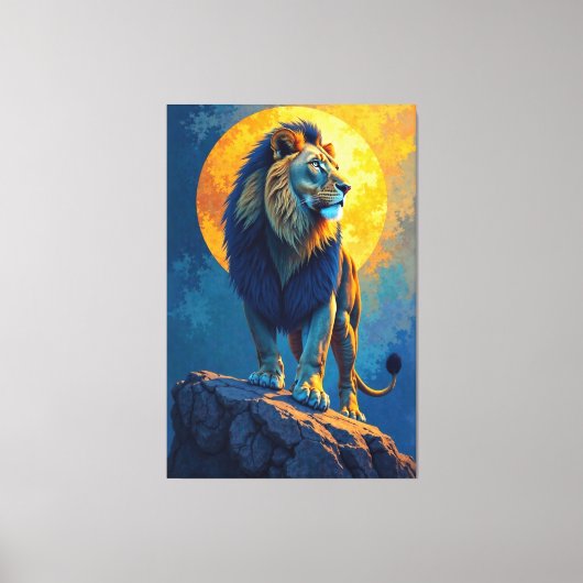 Golden King Canvas Afdruk (Voorkant)