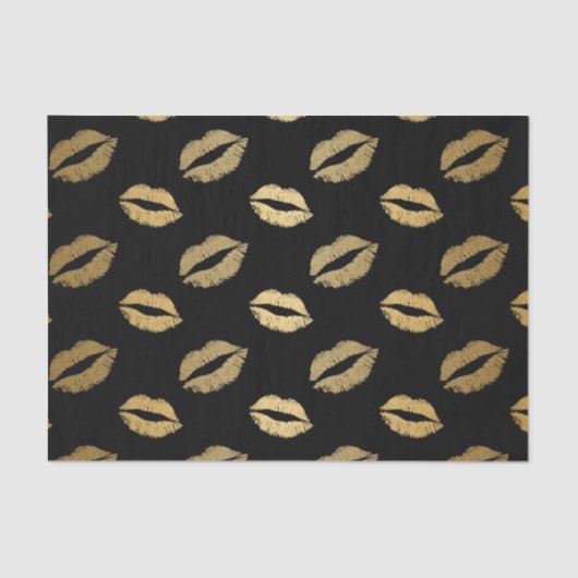 Golden kisses tissuepapier (Voorkant)