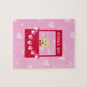 Golden Kissing Booth Valentijnse Jigzaag Puzzle Legpuzzel (Horizontaal)