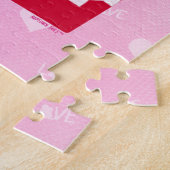 Golden Kissing Booth Valentijnse Jigzaag Puzzle Legpuzzel (Zijkant)