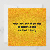 Golden Kitchen Conversion Measure Grafiek Kaart (Achterkant)