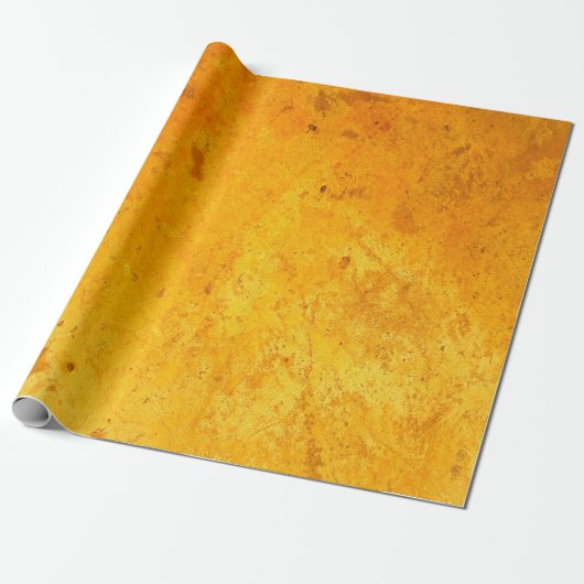 Golden kleur van Cement texture backaardabstract, Cadeaupapier (Uitgerold)