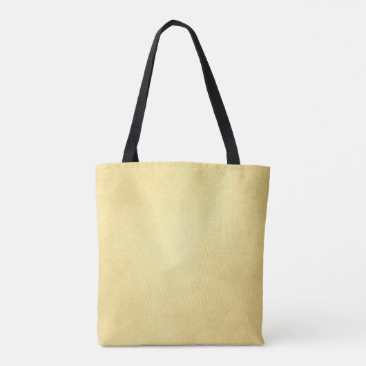 Golden kleurenontwerp Afro-haar Tote Bag (Achterkant)