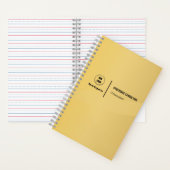 Golden kleurenontwerp notitieboek (Binnen)