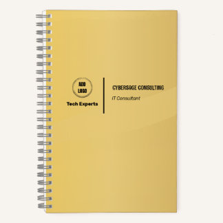 Golden kleurenontwerp notitieboek