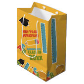 Golden Kleuterschool Afstuderen Medium Cadeauzakje (Voorkant Gekanteld)