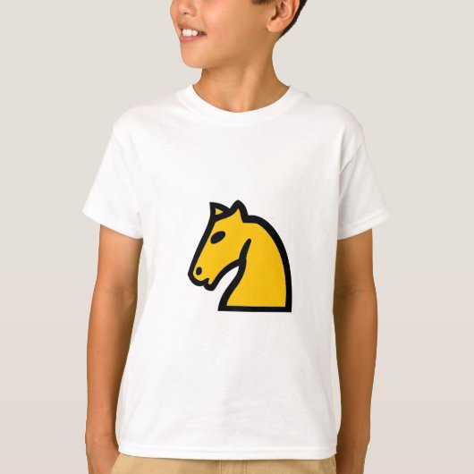 Golden Knight Chess T-shirt (Voorkant)