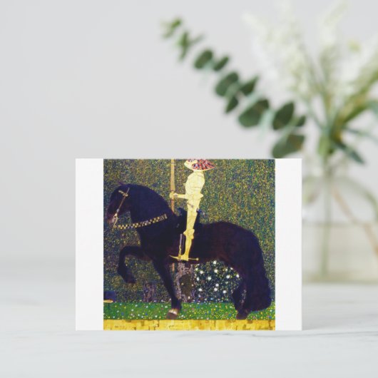 Golden Knight, Gustav Klimt Briefkaart (Staand voorkant)