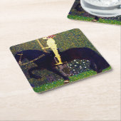 Golden Knight, Gustav Klimt Kartonnen Onderzetters (Schuin)