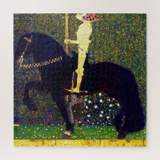 Golden Knight, Gustav Klimt Legpuzzel (Verticaal)