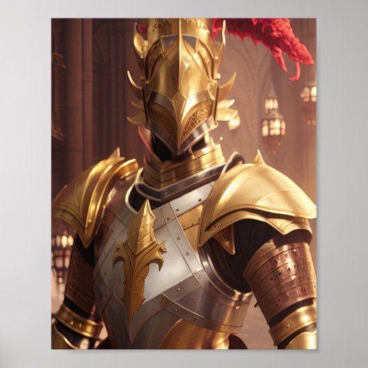Golden Knight Poster (Voorkant)