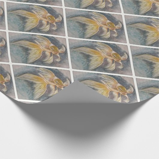 Golden Koi Cadeaupapier (Hoek)