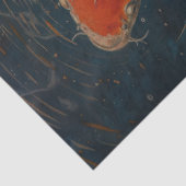 Golden Koi Decoupage Tissuepapier (Detail)