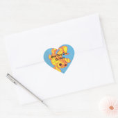 Golden Koi Heart Stickers (Envelop)