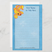 Golden Koi Stationery Briefpapier (Voorkant / Achterkant)