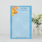 Golden Koi Stationery Briefpapier (Staand voorkant)