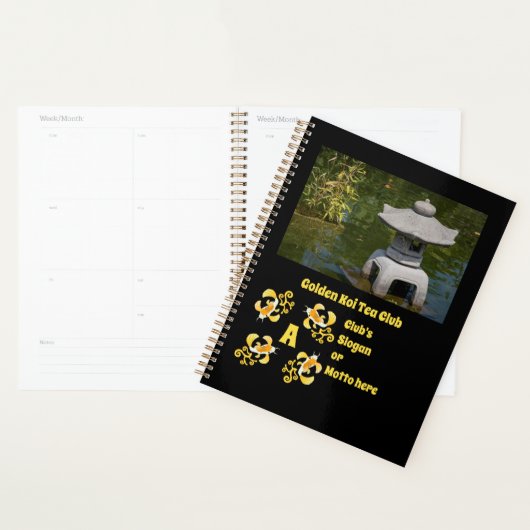 Golden Koi Tea Club Foto Planner (Display)