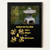 Golden Koi Tea Club Foto Planner (Achterkant)