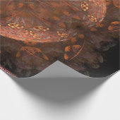 Golden koperen schraappapier cadeaupapier (Hoek)