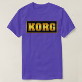  Golden Korg Synth T-shirt (Design voorkant)