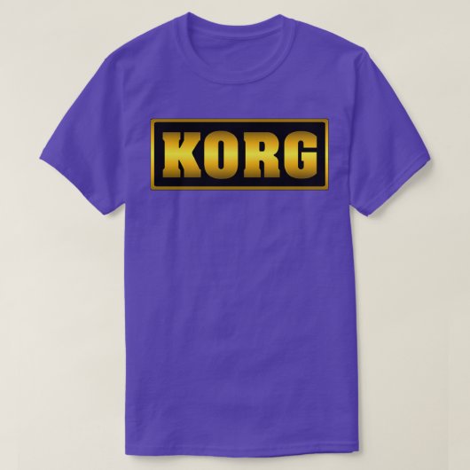  Golden Korg Synth T-shirt (Design voorkant)