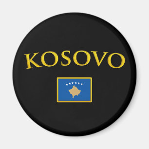 Golden Kosovo Magneet
