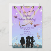 Golden KPOP birthday  Kaart (Voorkant)
