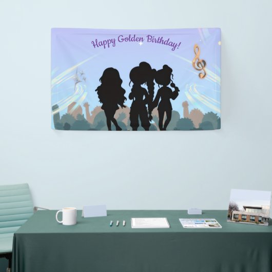 Golden KPOP birthday  Spandoek (Beurs)