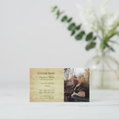 Golden Lab - Best Friend van een Duck Hunter Visitekaartje (Staand voorkant)