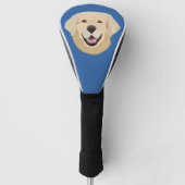 Golden Lab Golfheadcover (Voorkant)