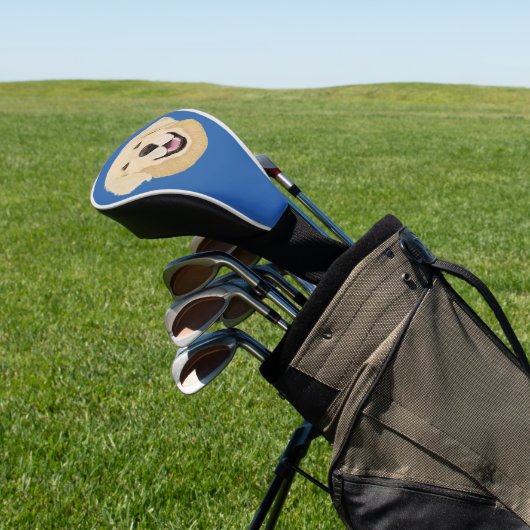 Golden Lab Golfheadcover (Insitu)